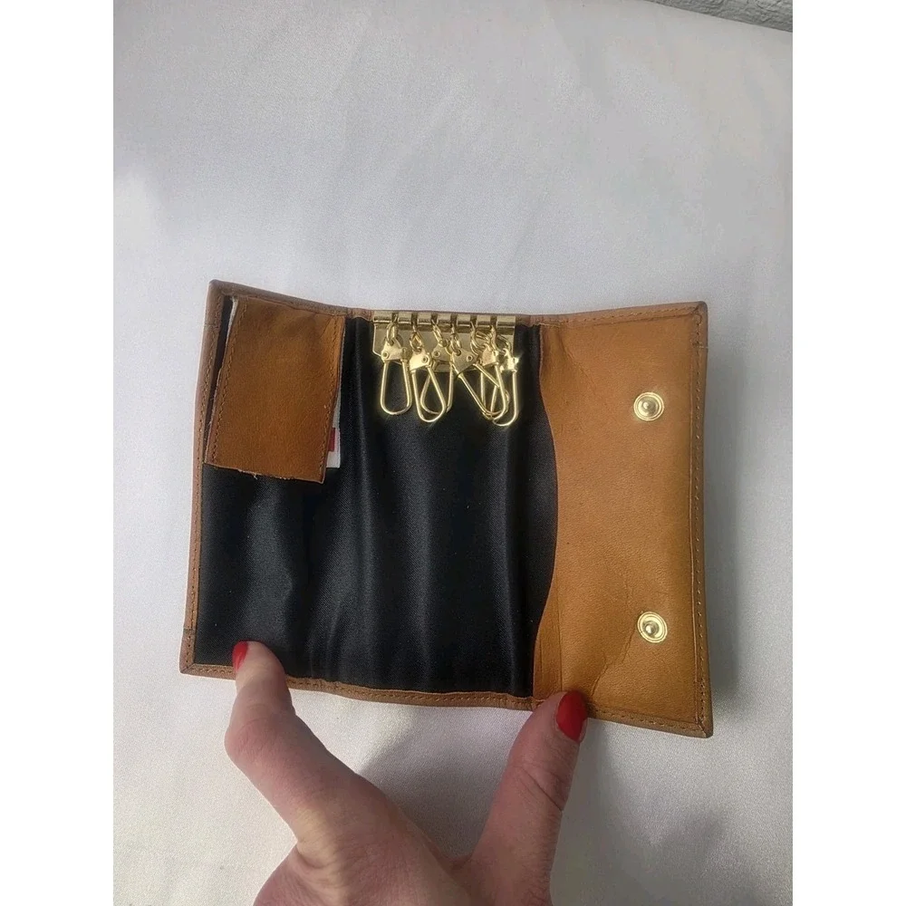 Vintage Disney Key Holder Mickey&Co Sports Club Golf MickeyMinnie Trifold Wallet